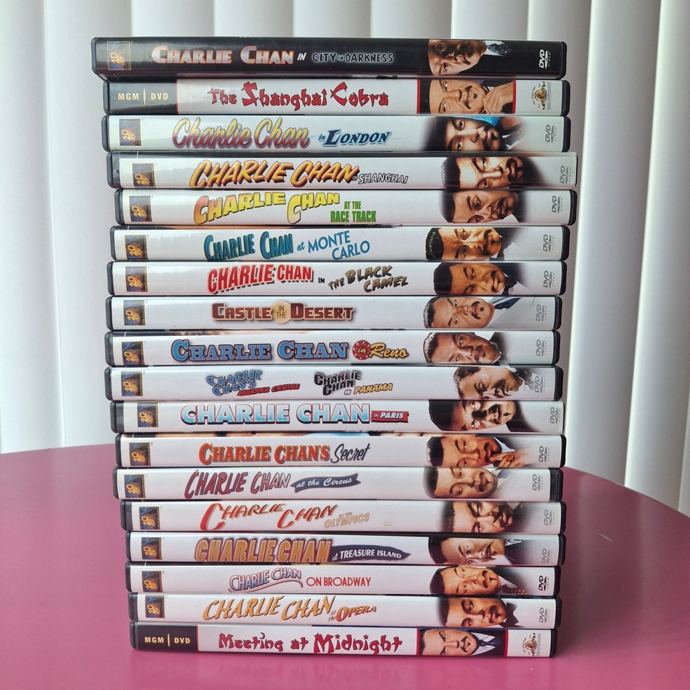 Charlie Chan 19 Movie DVD Collection Warner Oland Sidney Toler Mystery Lot Set